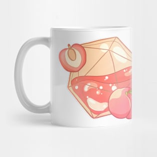 D20 Peach Tea Sticker Mug